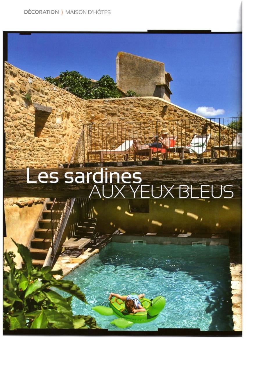 Les Sardines aux Yeux Bleus Chambres d'Hôtes Aigaliers Extérieur photo